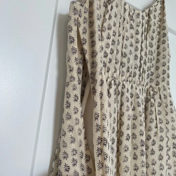 100% SILK Madewell Sun Isle Short Dress Moroccan Floral Boho Size 10 - Picture 9 of 9